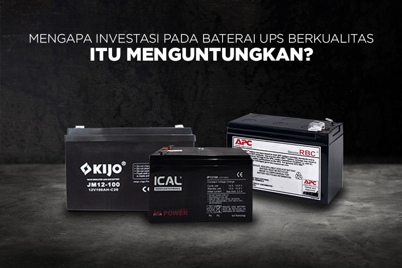 investasi baterai ups